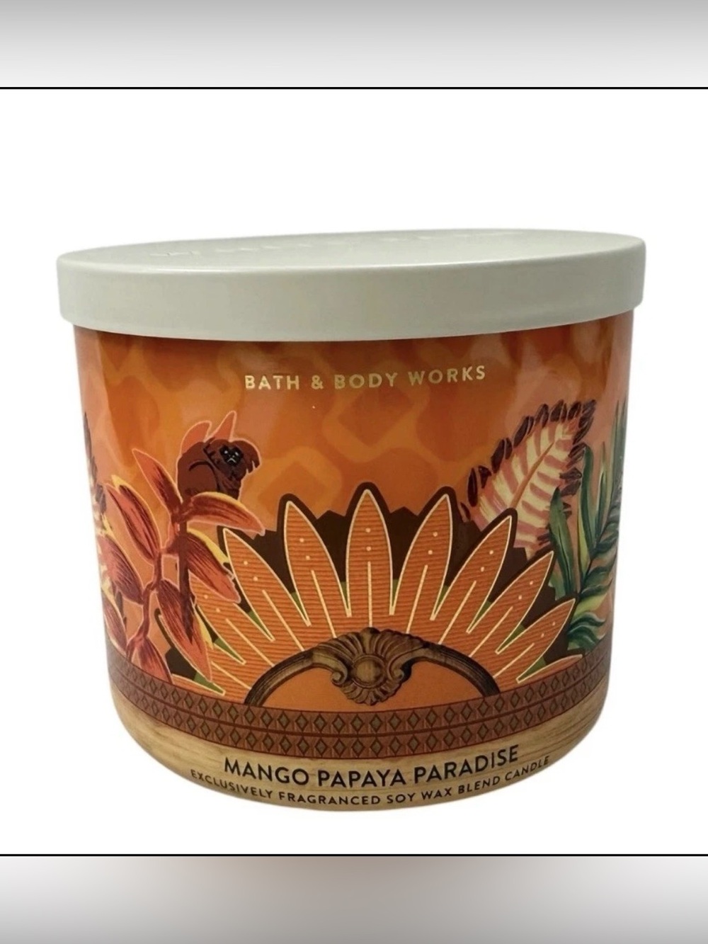 Bath and Body Works Mango Papaya Paradise Three Wick Candle